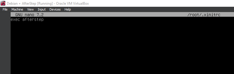 Running 'exec afterstep'